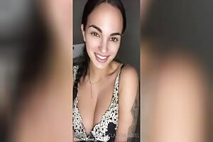 POV blowing dildo and masturbating in the chair -CLAUDIA BAVEL-