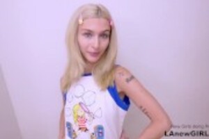 OMG This Blonde Teen is a horny slut