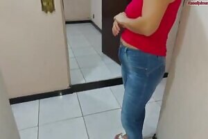 new tenant pays the deposit to the owner with sex, her pussy turns into a cream pie with cum dripping