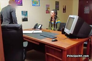 Quickie with PE teacher at the principals office