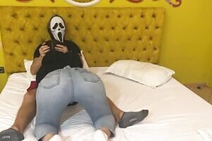 Ghostface gets free blowjob for halloween