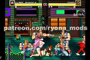 Claire Redfield in Streets of Rage Ryona mod