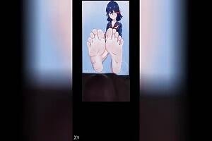 Ryūko Matoi's feet cum tribute