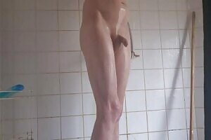 naked shower