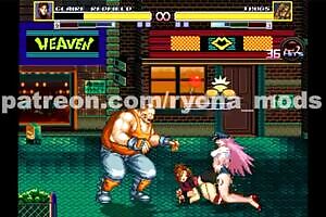 Claire Redfield Fucked by Poison in Streets of Rage Ryona