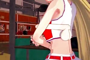 Stunning blonde cheerleader gets penetrated - 3D Hentai