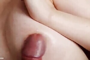 Hot Titjob, Nipples Rubbing And Huge Cum On Tits!