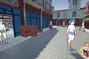 Freezing time hentai game animation 3d