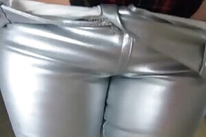 MilfyCalla very shiny Leggins and A Lot Of Cum On New Puffy DownJacket 171 prev