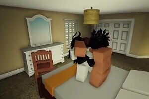 ROBLOX - Moth slut gets railed from behind <3