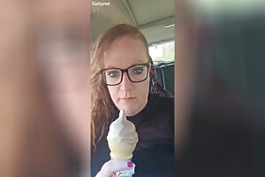 Ice cream fellatio