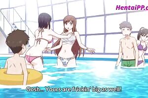 Hardsex At Pool With Stepsister - ENG Subs Uncensored