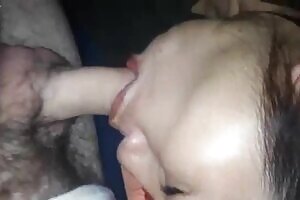 Asian girlfriend amateur first time deepthroat mouth fucking part 2 3