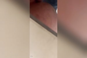 Gay ass in public bathroom