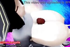 3D Big Tits w  Sound added video by Niziiro-Ageha