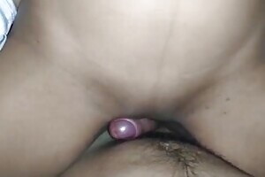 Skinny brunette girl takes cock in her  pussy. Homemade porn video