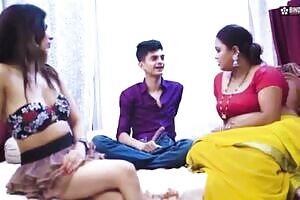 Desi Indian Step-Mom teaches How to Fuck with Step Son and Step Daughter Part 2( Step Family Threesome )