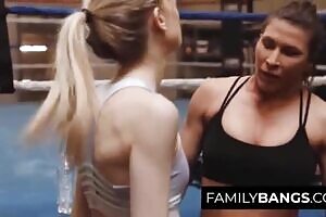 FamilyBangs.com ⭐ Boxer Sisters Passional Orgasm after Training, Ariel X, Mackenzie Mos
