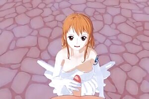 Nami Wedding Dress Man POV animation 3d hentai game