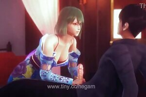 Tamaki doa cosplay having sex with a man in new hentai video