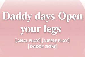 Daddy Says... cum for me [audio Asmr porn]  [Anal Play]