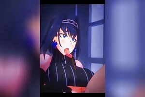 Smooth animation girl give me goosebumps by animenj