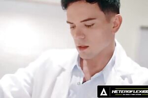 HETEROFLEXIBLE - Pervert Doctor Dakota Payne Starts Jerking Off During Michael Boston Prostate Exam