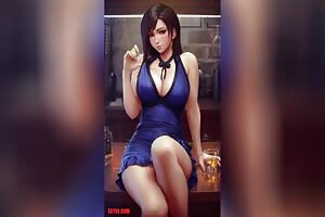 Tifa Lockhart Gets Undressed sciamano240 Final Fantasy