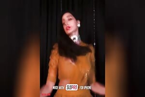 Nora fatehi bouncing boobs