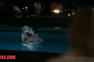 Kiernan Shipka pool sex scene in Swimming With Sharks