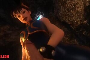 ChunLi Blowjob and Handjob Secazz Street Fighter