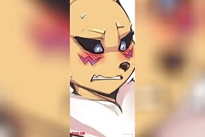 Renamon Sad Cat Dance Zinnikitty F