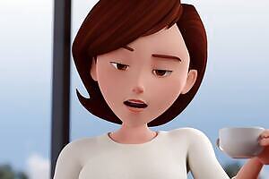 Aunt Cass and Helen Parr Anal, Part 2 Redmoa Big Hero 6