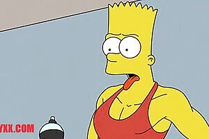 Marge And Bart In The Gym [Nikisupostat][1080p]